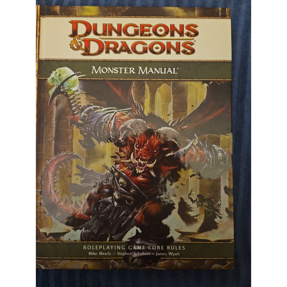 Monster Manual by Stephen Schubert, James Wyatt, Wizards RPG Team and Mike...